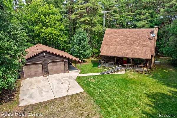 3 Acres of Land with Home for Sale in Atlas Township, Michigan