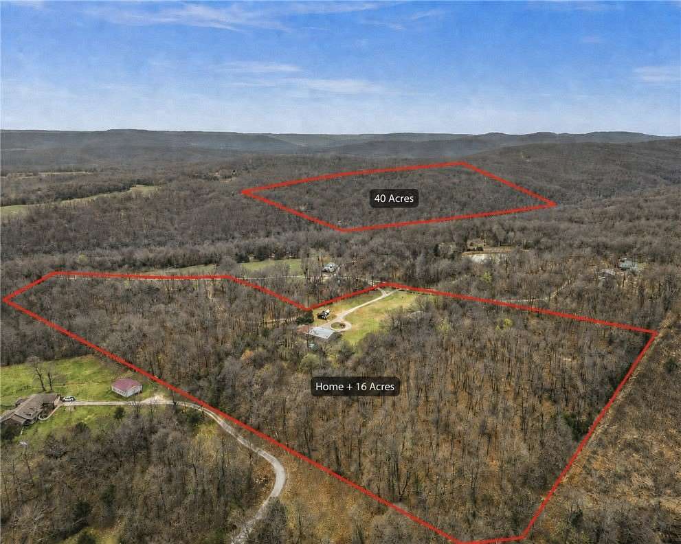 40 Acres of Recreational & Residential Land for Sale in West Fork, Arkansas