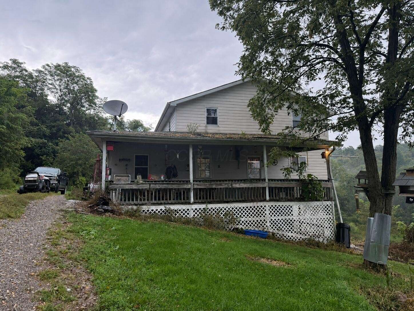 5.14 Acres of Land with Home for Sale in Quaker City, Ohio