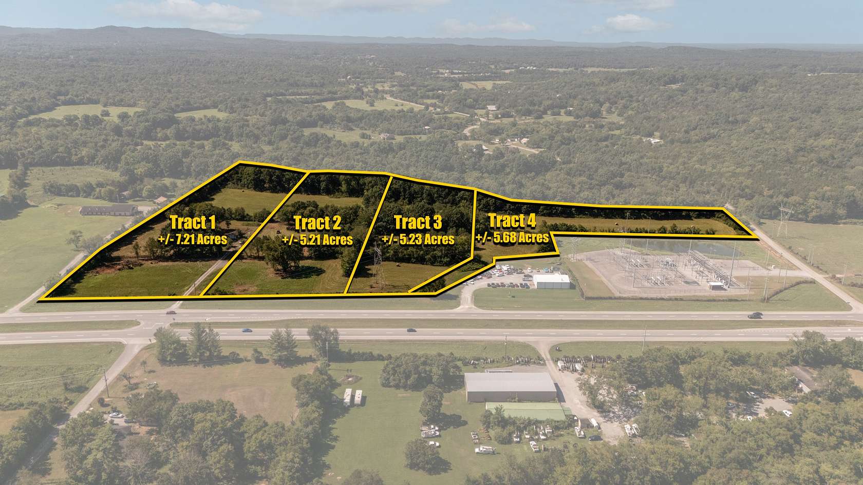 23.3 Acres of Improved Commercial Land for Auction in Readyville, Tennessee