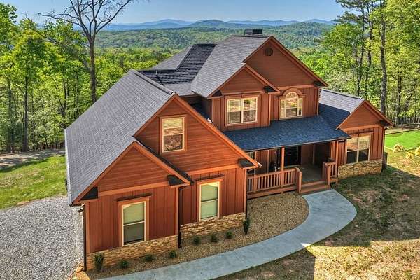 4 Acres of Land with Home for Sale in Morganton, Georgia