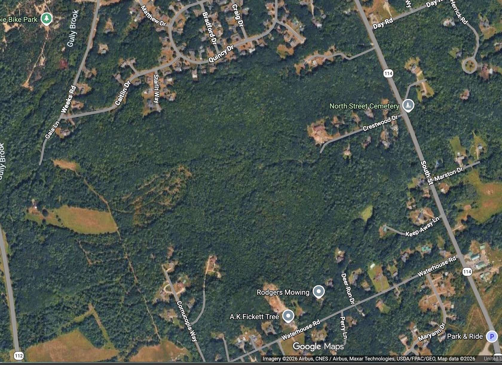 106 Acres of Land for Sale in Gorham, Maine