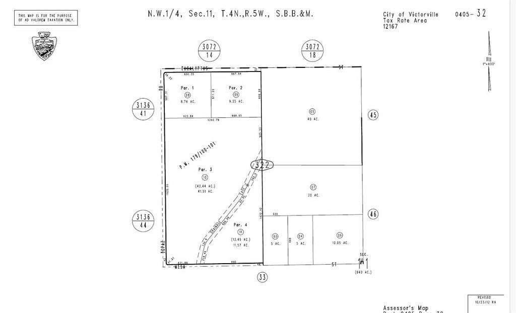 11.6 Acres of Land for Sale in Victorville, California
