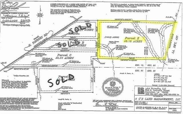 43.2 Acres of Land for Sale in Covington, Louisiana
