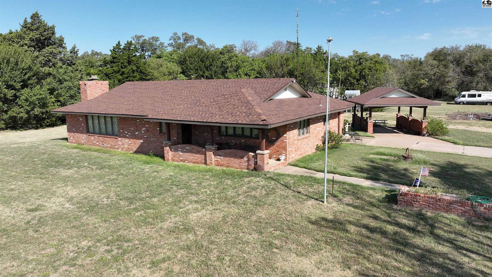 12.9 Acres of Land with Home for Sale in Harper, Kansas