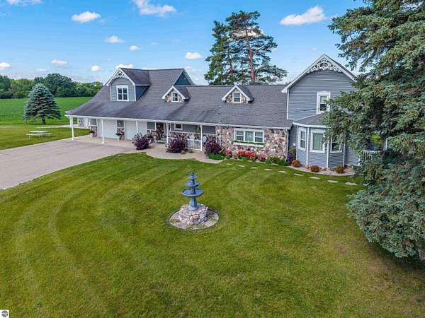 2 Acres of Land with Home for Sale in Shepherd, Michigan