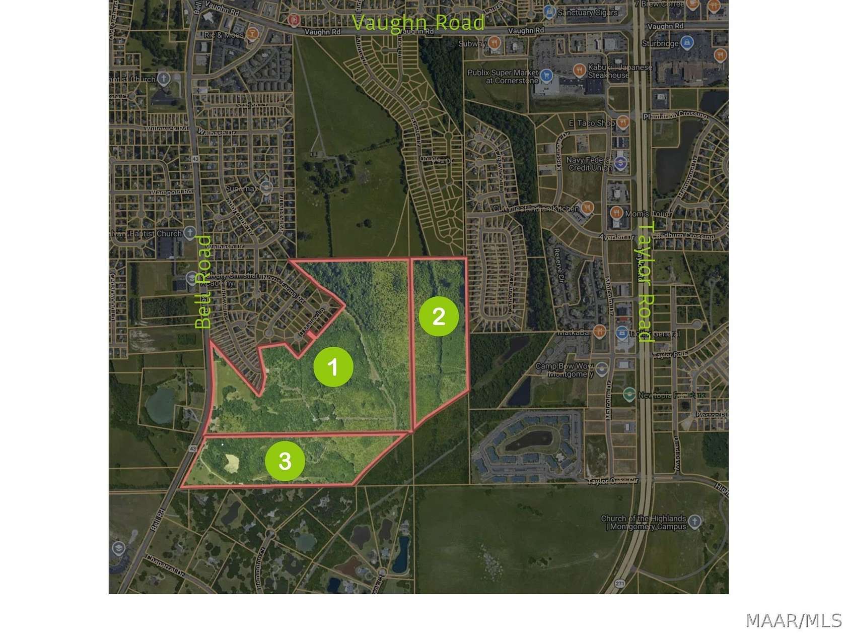 31 Acres of Land for Sale in Montgomery, Alabama