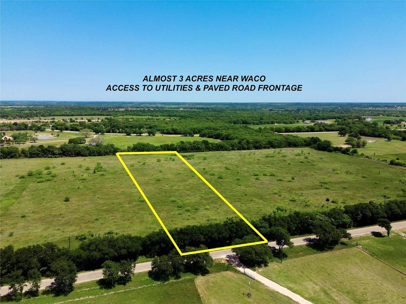 2.82 Acres of Residential Land for Sale in Gholson, Texas