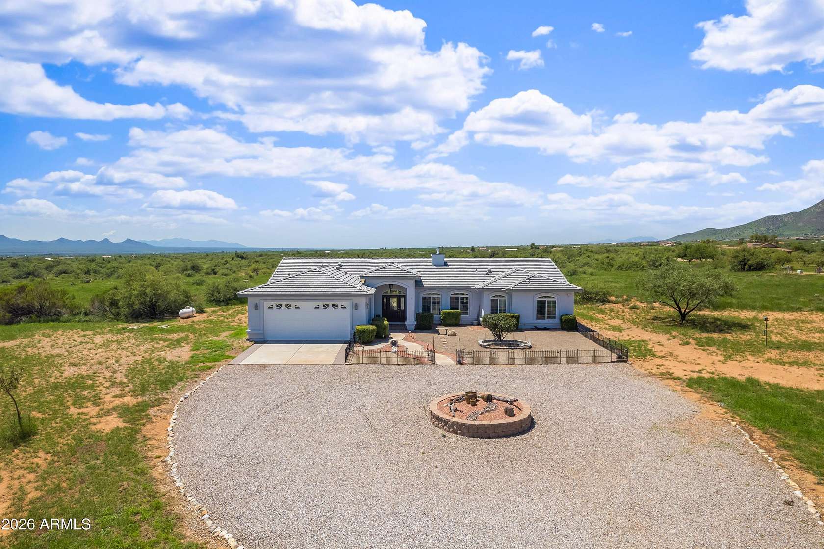 7.5 Acres of Land with Home for Sale in Hereford, Arizona