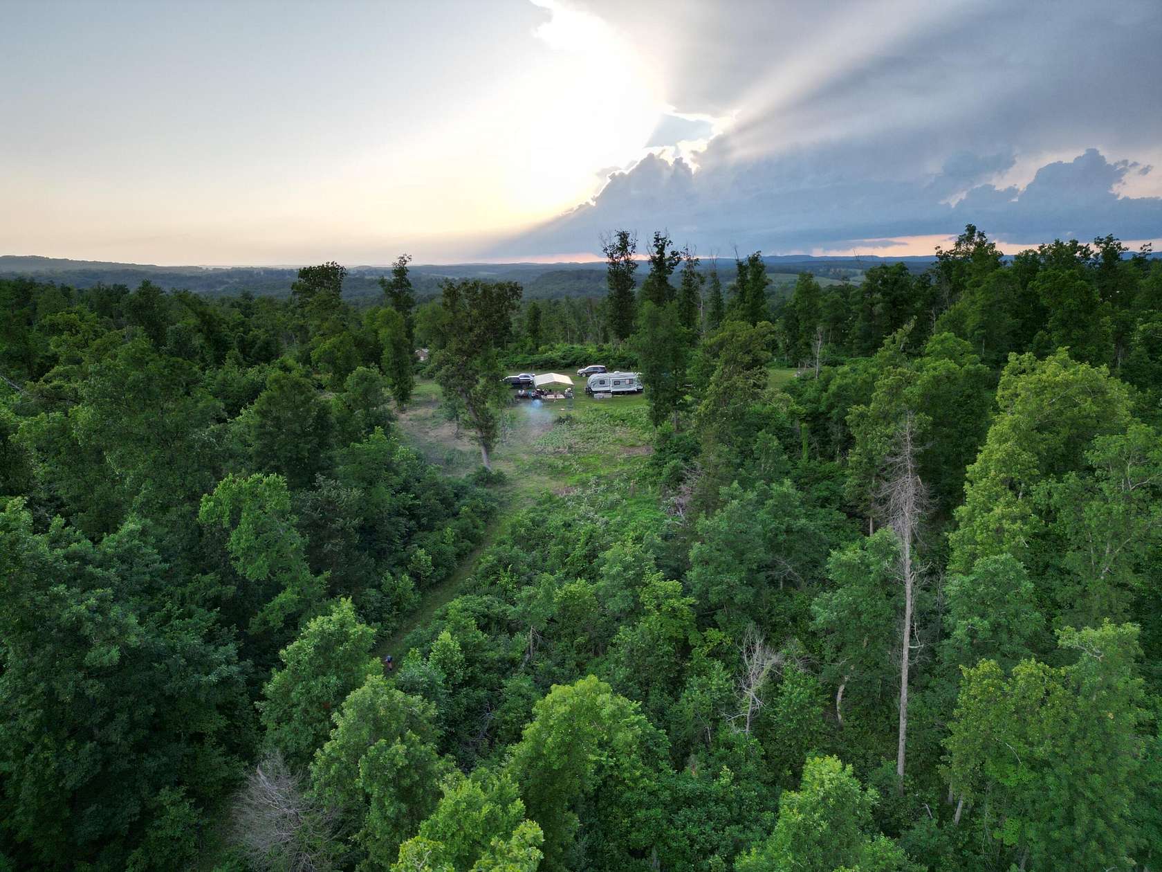 54 Acres of Recreational Land for Sale in Thornfield, Missouri