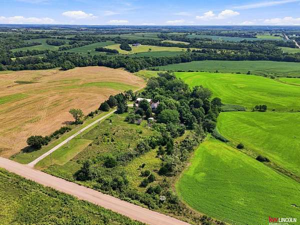 6.6 Acres of Land with Home for Sale in Garland, Nebraska
