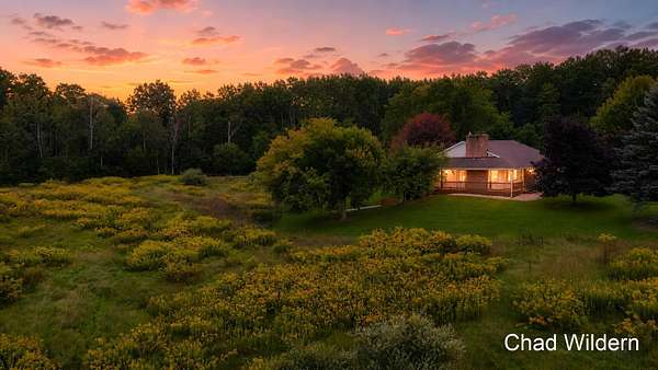 6.49 Acres of Land with Home for Sale in Ada, Michigan