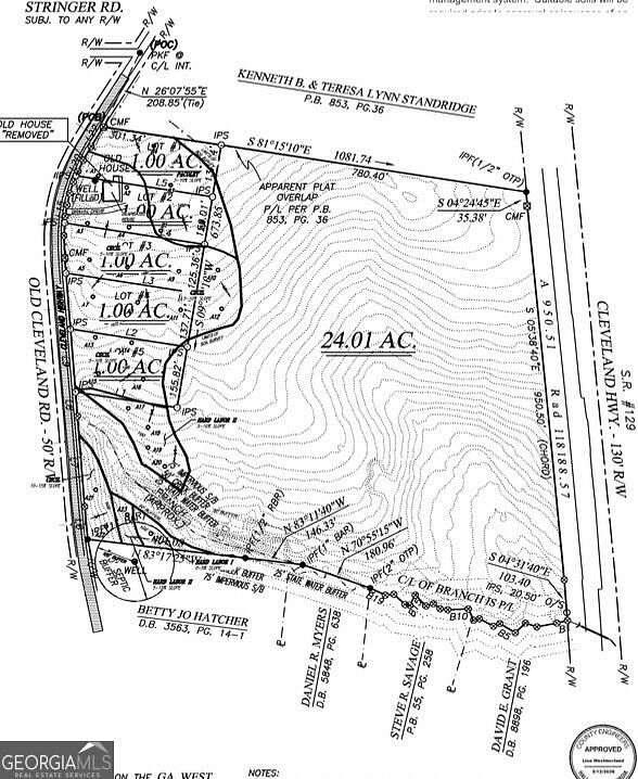 24 Acres of Commercial Land for Sale in Clermont, Georgia