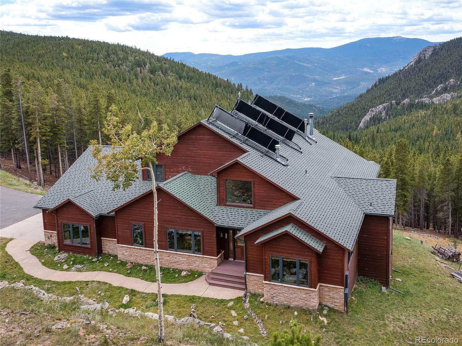 5 Acres of Land with Home for Sale in Idaho Springs, Colorado