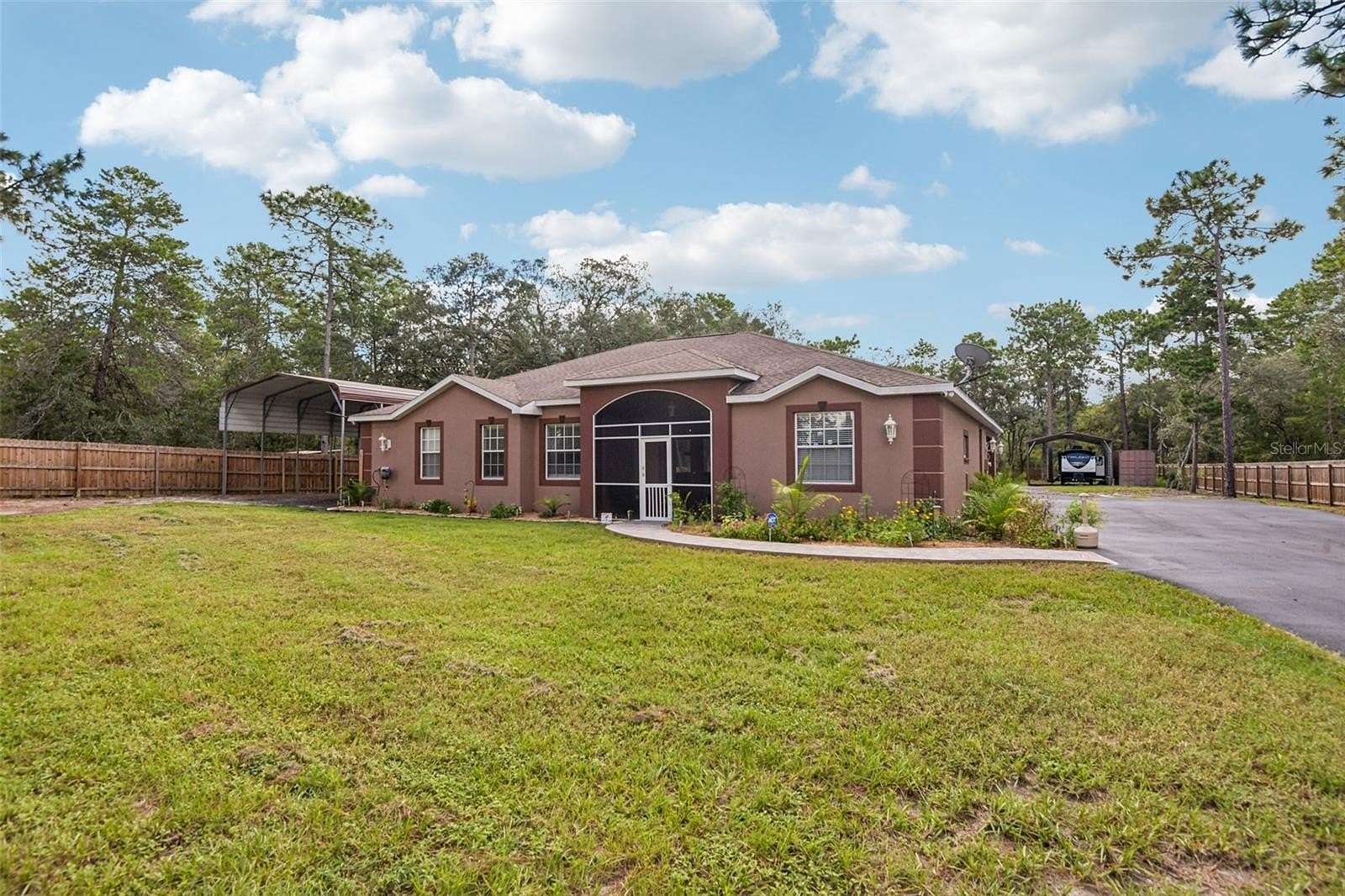 1.8 Acres of Land with Home for Sale in Weeki Wachee, Florida