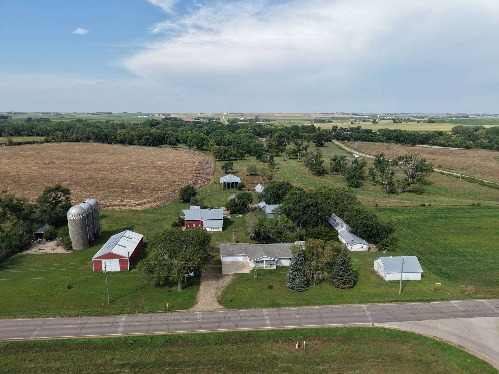 3.16 Acres of Land with Home for Sale in Inwood, Iowa