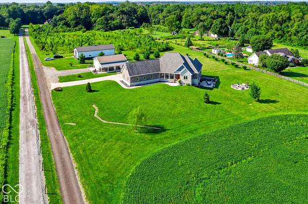 5.87 Acres of Land with Home for Sale in Greenwood, Indiana