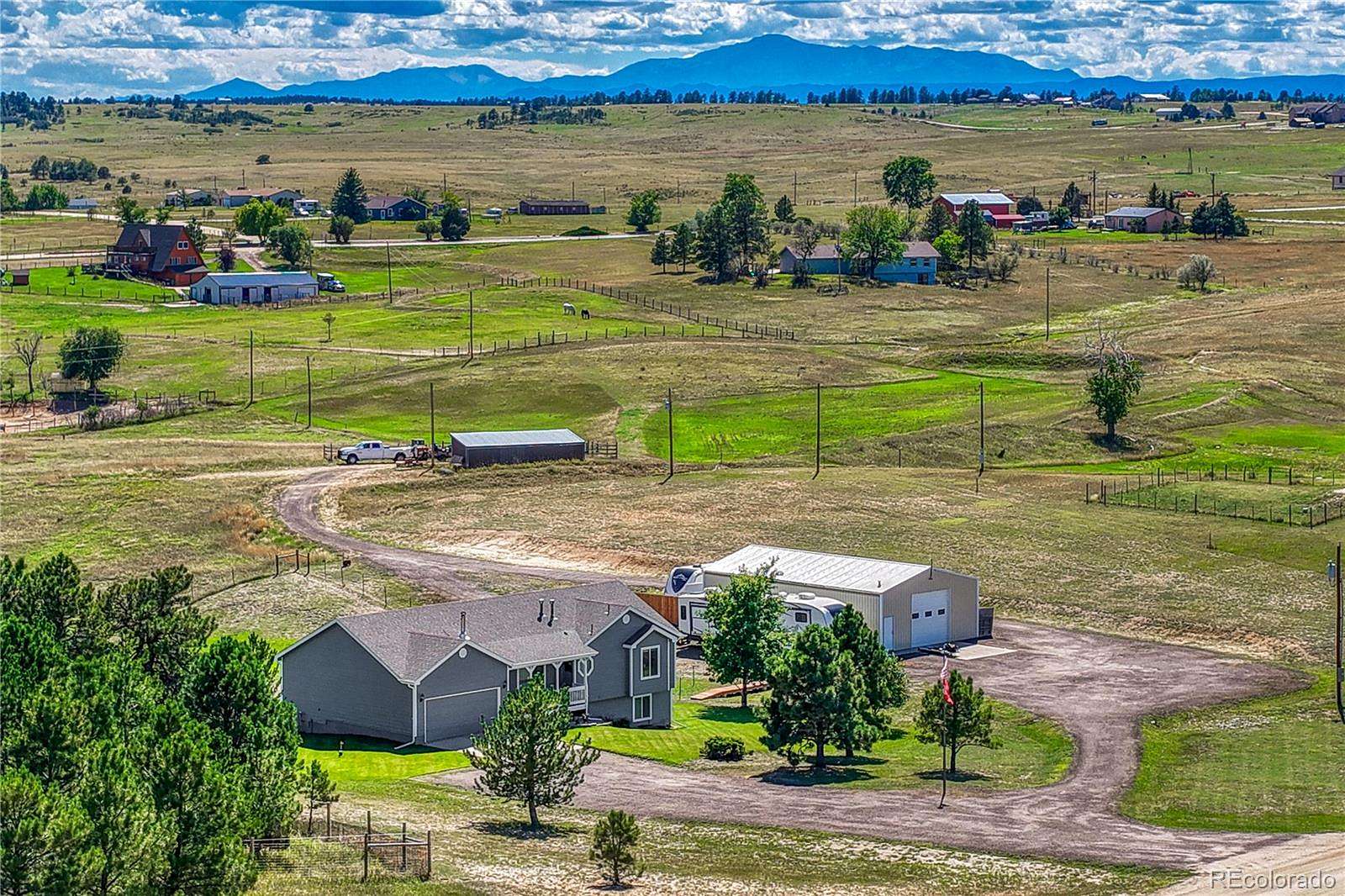 5.6 Acres of Land with Home for Sale in Elizabeth, Colorado