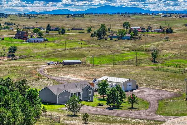 5.6 Acres of Land with Home for Sale in Elizabeth, Colorado