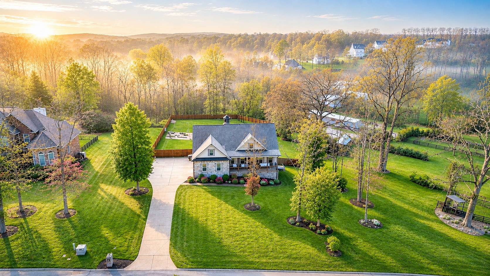 3 Acres of Land with Home for Sale in Bon Aqua, Tennessee