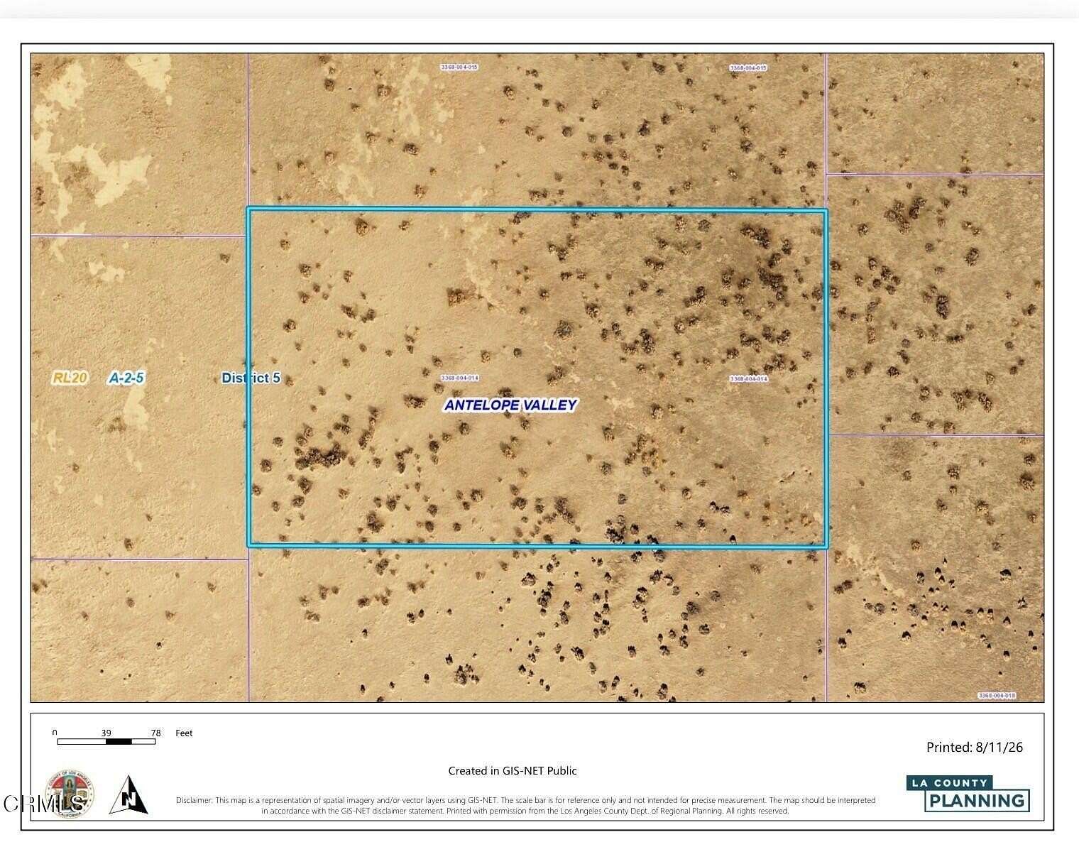 2.75 Acres of Residential Land for Sale in Lancaster, California