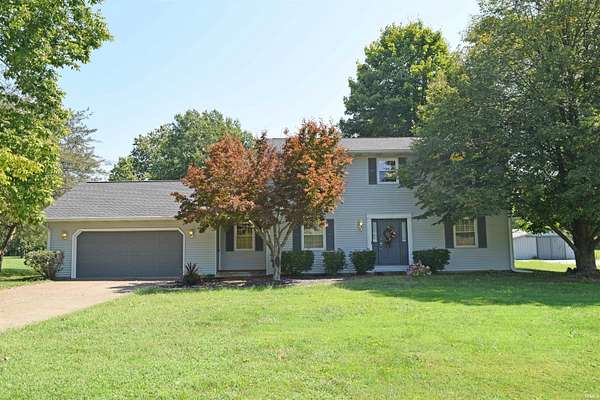 5 Acres of Land with Home for Sale in Evansville, Indiana