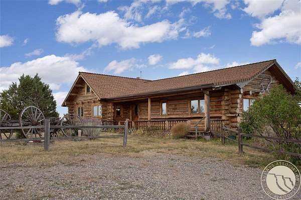 28.1 Acres of Recreational Land with Home for Sale in Billings, Montana