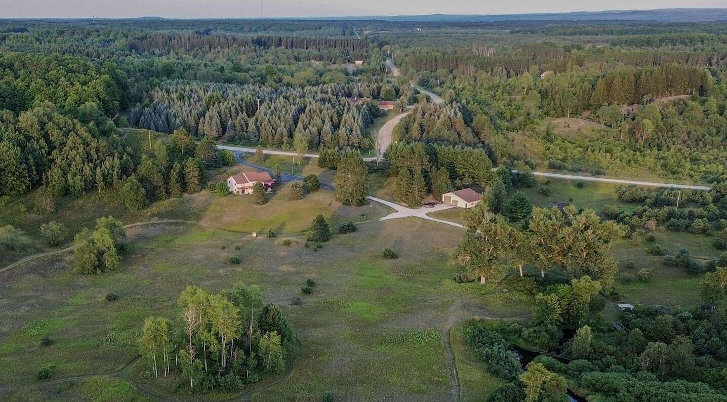 40 Acres of Land with Home for Sale in Mesick, Michigan
