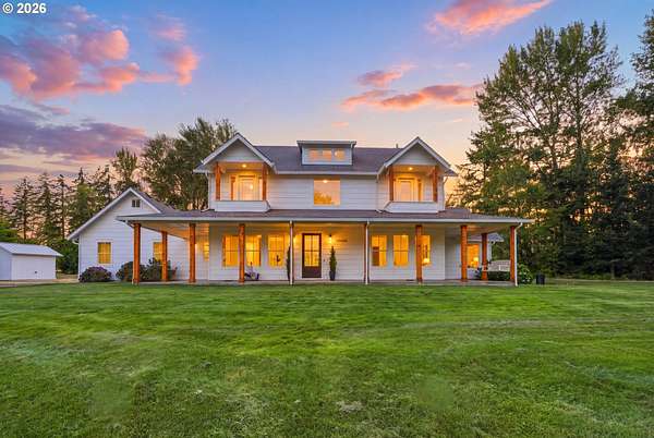 5 Acres of Land with Home for Sale in Ridgefield, Washington