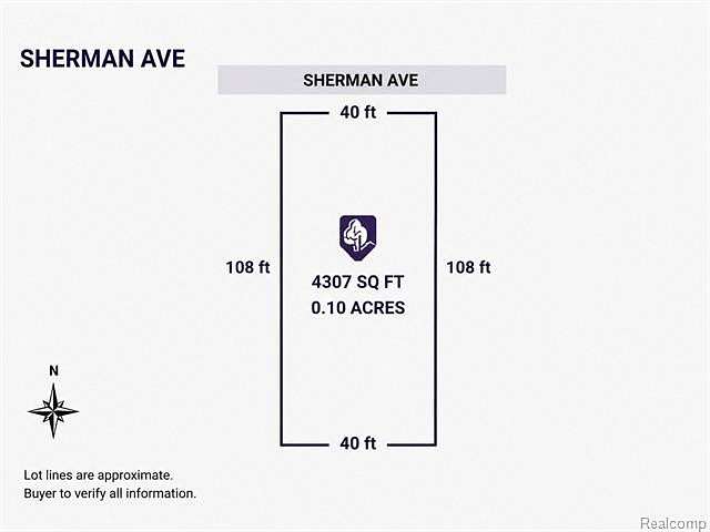 0.1 Acres of Residential Land for Sale in Warren, Michigan