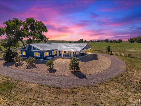 35 Acres of Recreational Land with Home for Sale in Hudson, Colorado