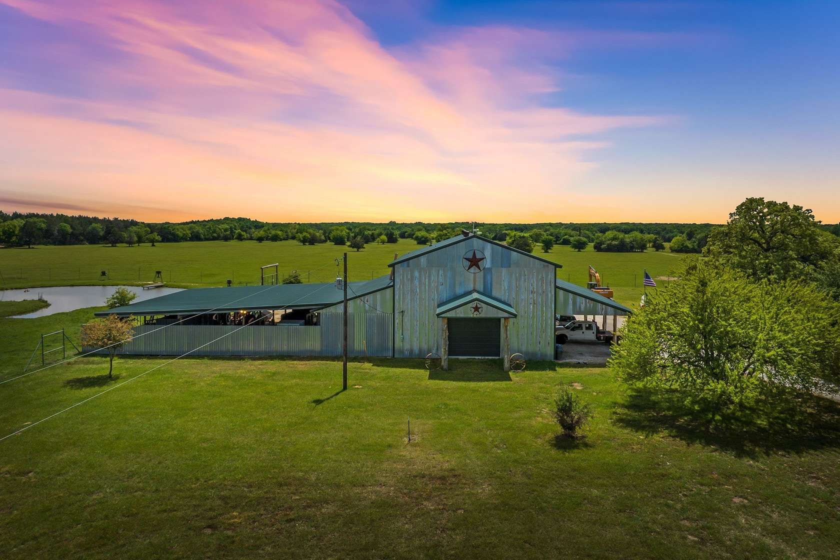 20 Acres of Agricultural Land with Home for Sale in Mexia, Texas
