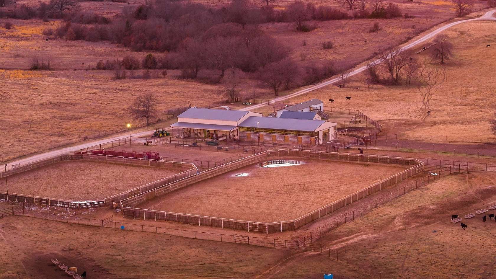 260 Acres of Land with Home for Sale in Wilson, Oklahoma