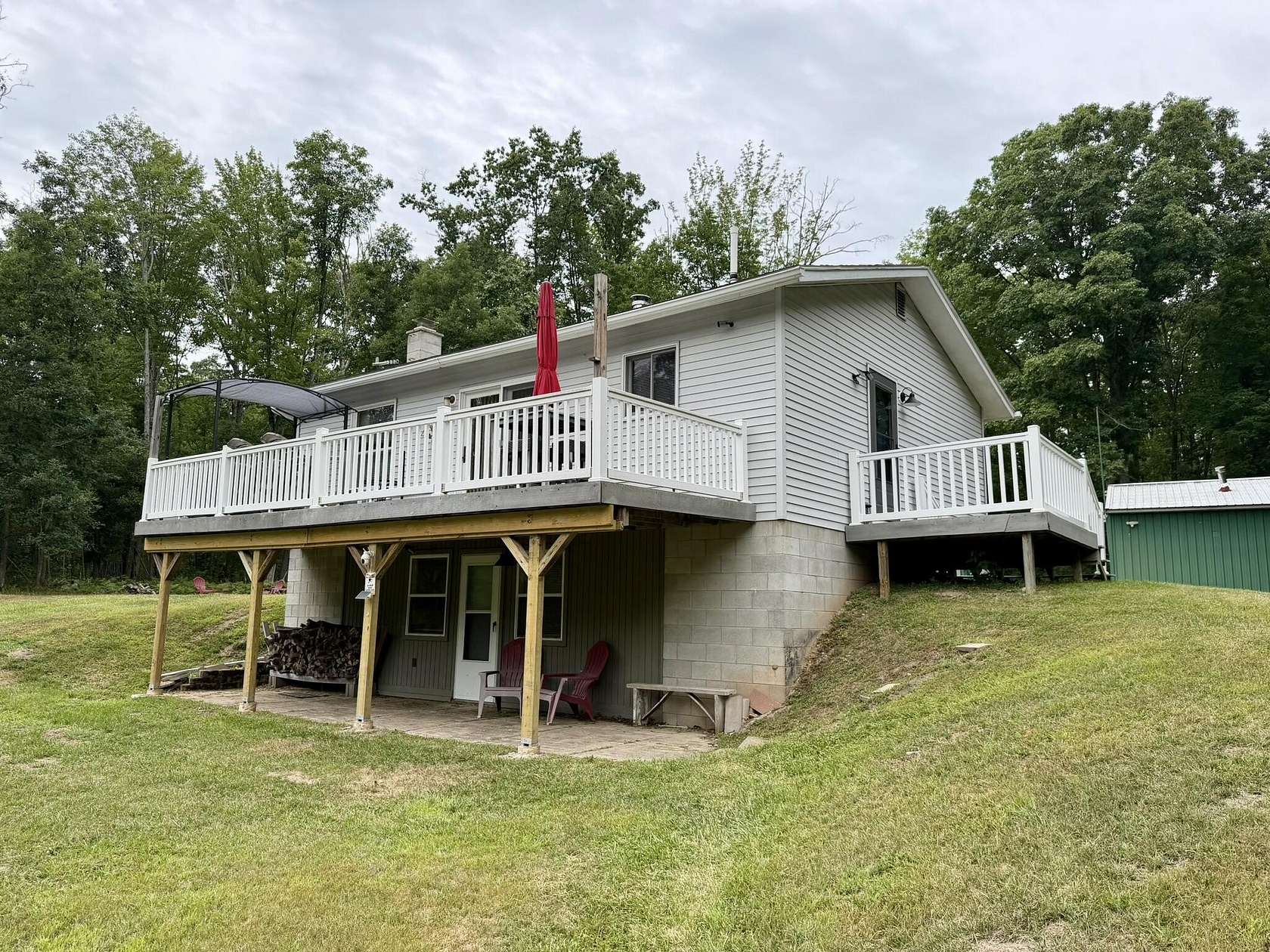 80 Acres of Recreational Land with Home for Sale in Wellston, Michigan