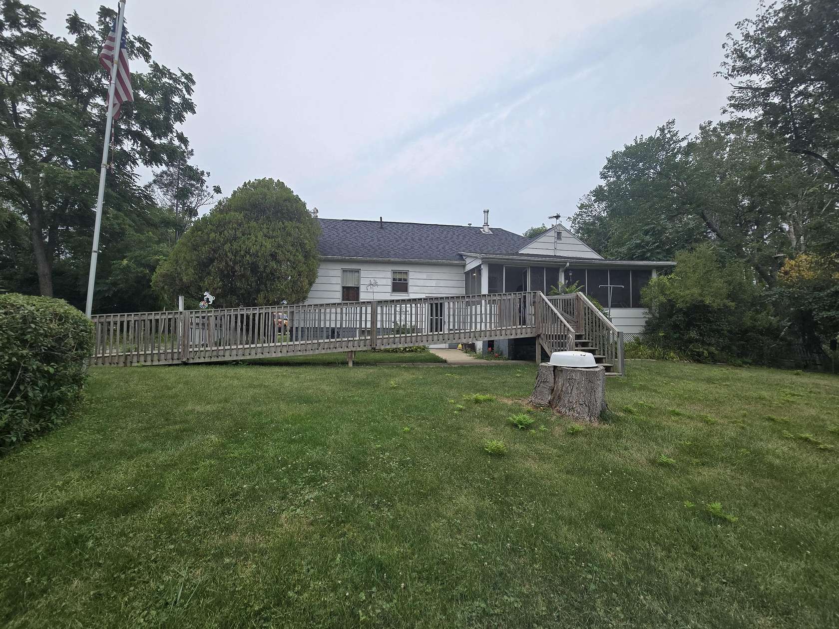 2.42 Acres of Land with Home for Sale in Gibraltar, Michigan