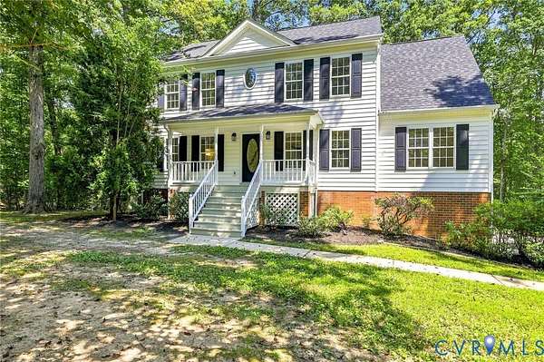 5.33 Acres of Land with Home for Sale in Powhatan, Virginia