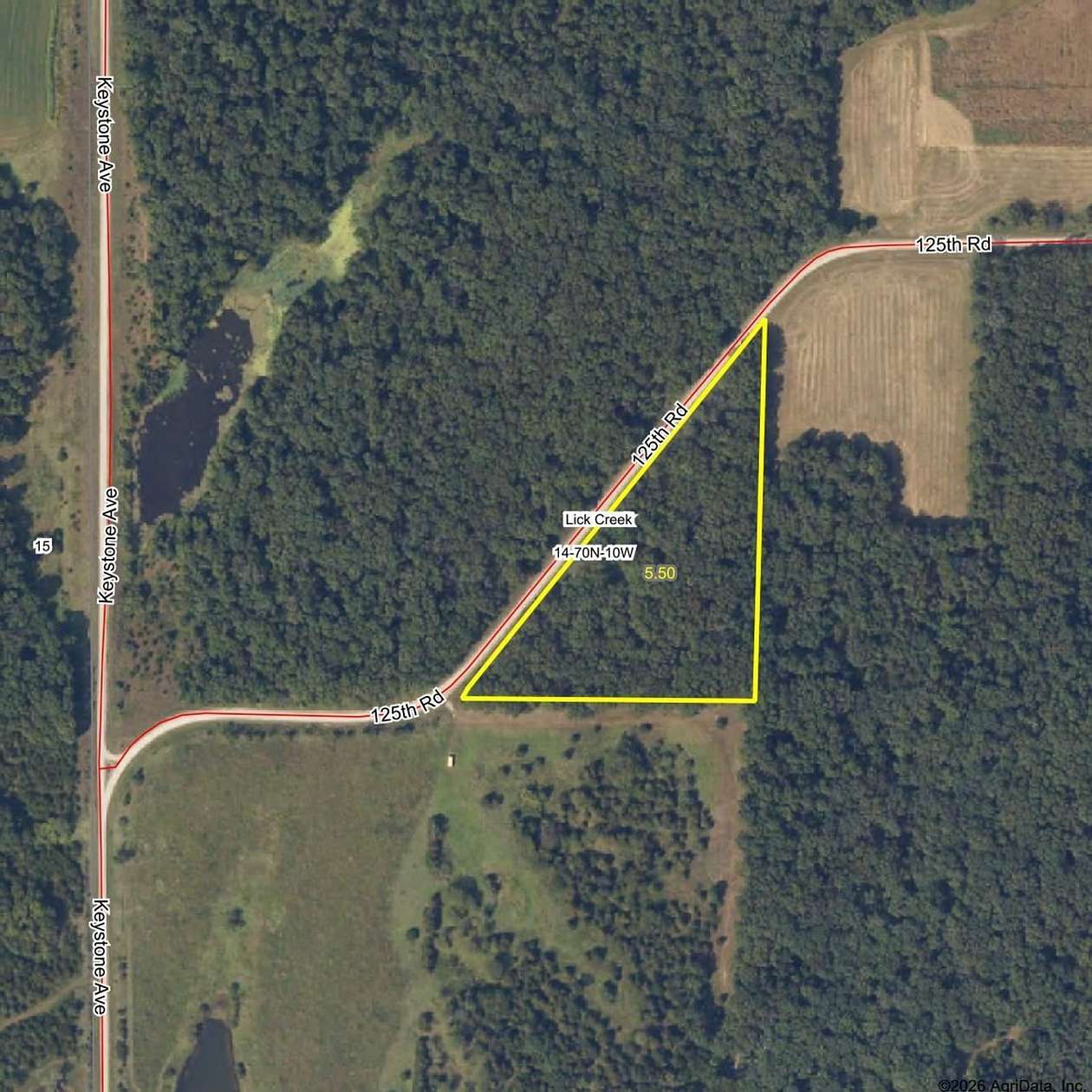 5 Acres of Recreational Land for Sale in Birmingham, Iowa