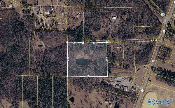 10.7 Acres of Land for Sale in Flat Rock, Alabama