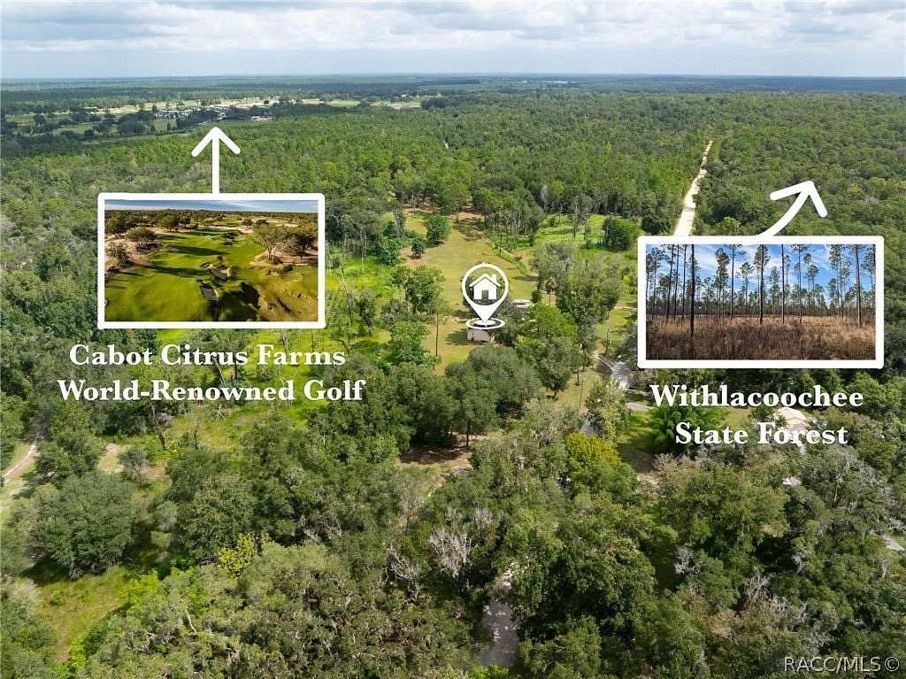 8.52 Acres of Land with Home for Sale in Brooksville, Florida