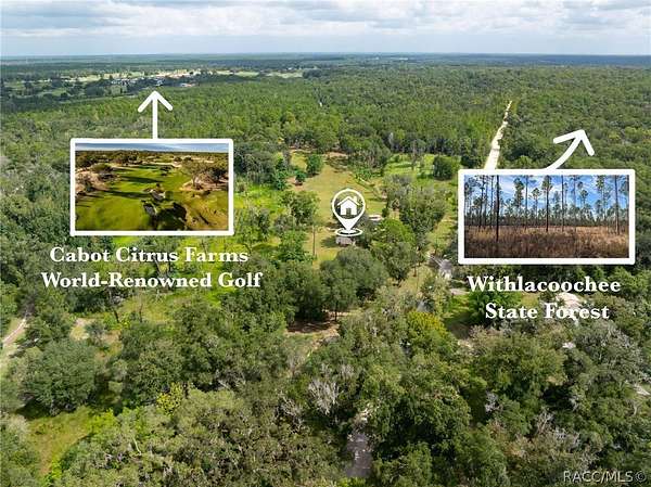 8.52 Acres of Land with Home for Sale in Brooksville, Florida