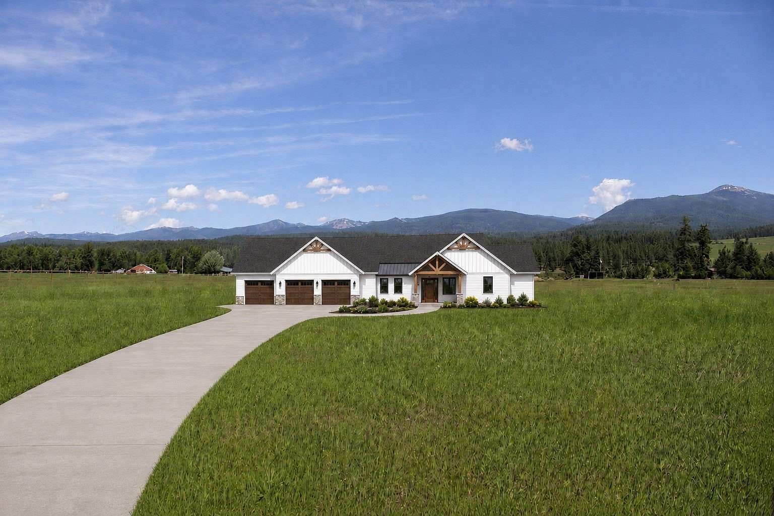 4 Acres of Land with Home for Auction in Huson, Montana