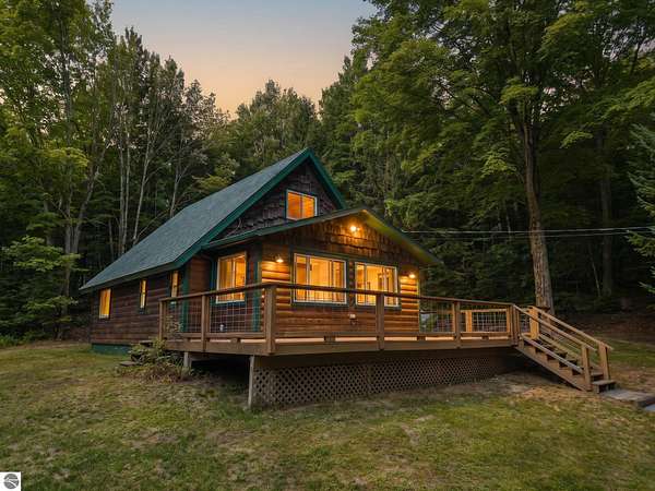 20.7 Acres of Recreational Land with Home for Sale in Bellaire, Michigan