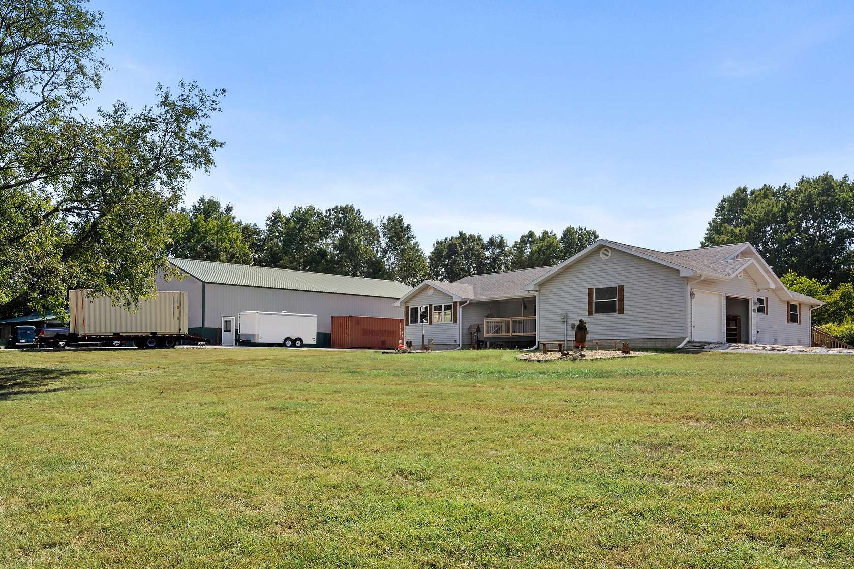 4.1 Acres of Land with Home for Sale in Cape Fair, Missouri