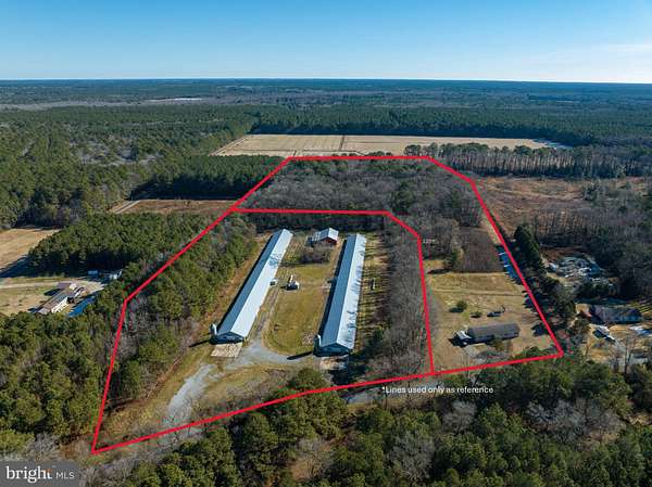 19.4 Acres of Land with Home for Sale in Princess Anne, Maryland