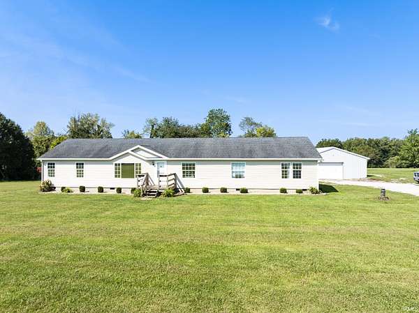 4 Acres of Land with Home for Sale in Centerville, Indiana