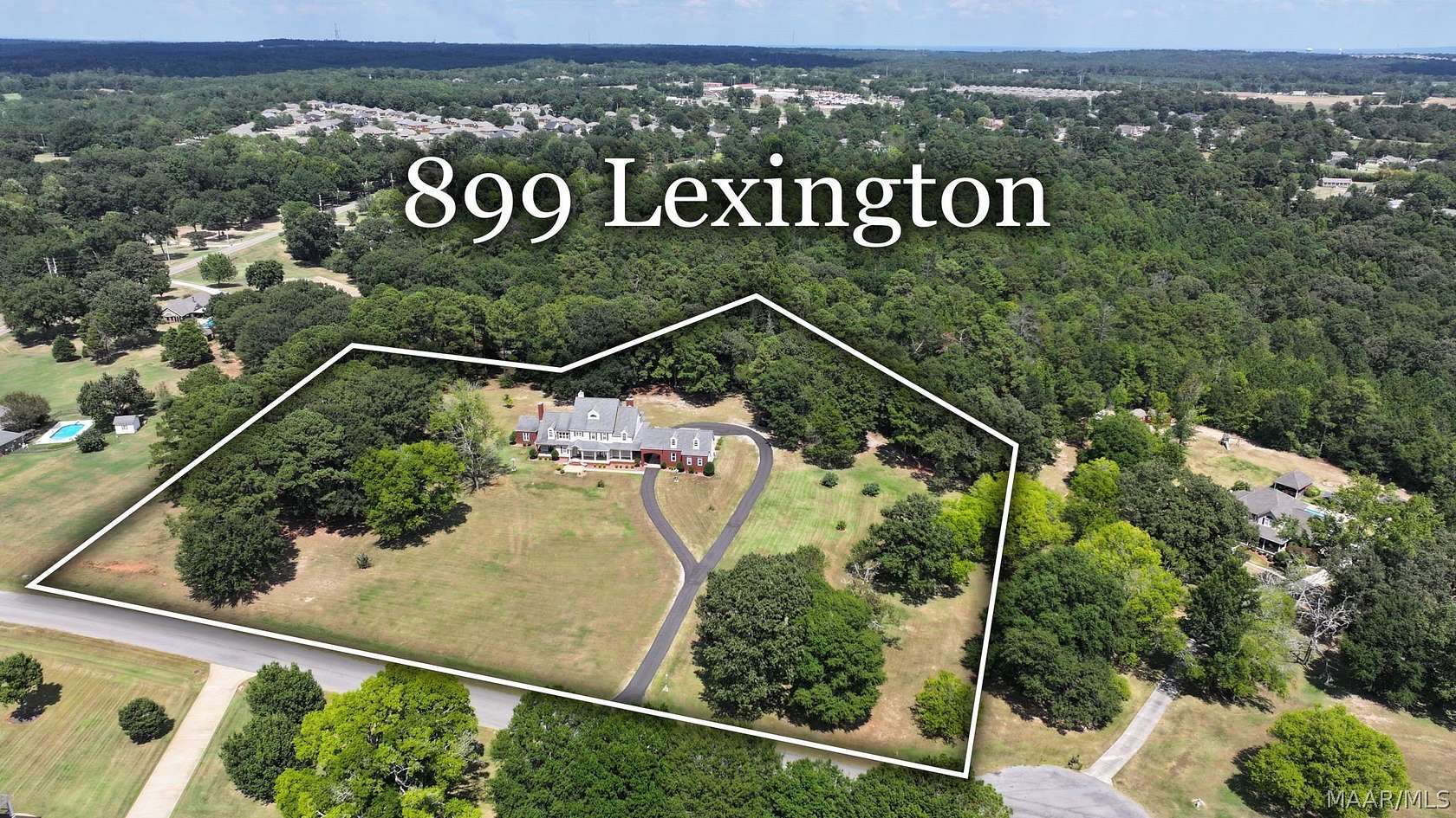 4.4 Acres of Land with Home for Sale in Prattville, Alabama