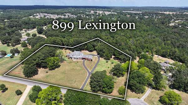 4.4 Acres of Land with Home for Sale in Prattville, Alabama