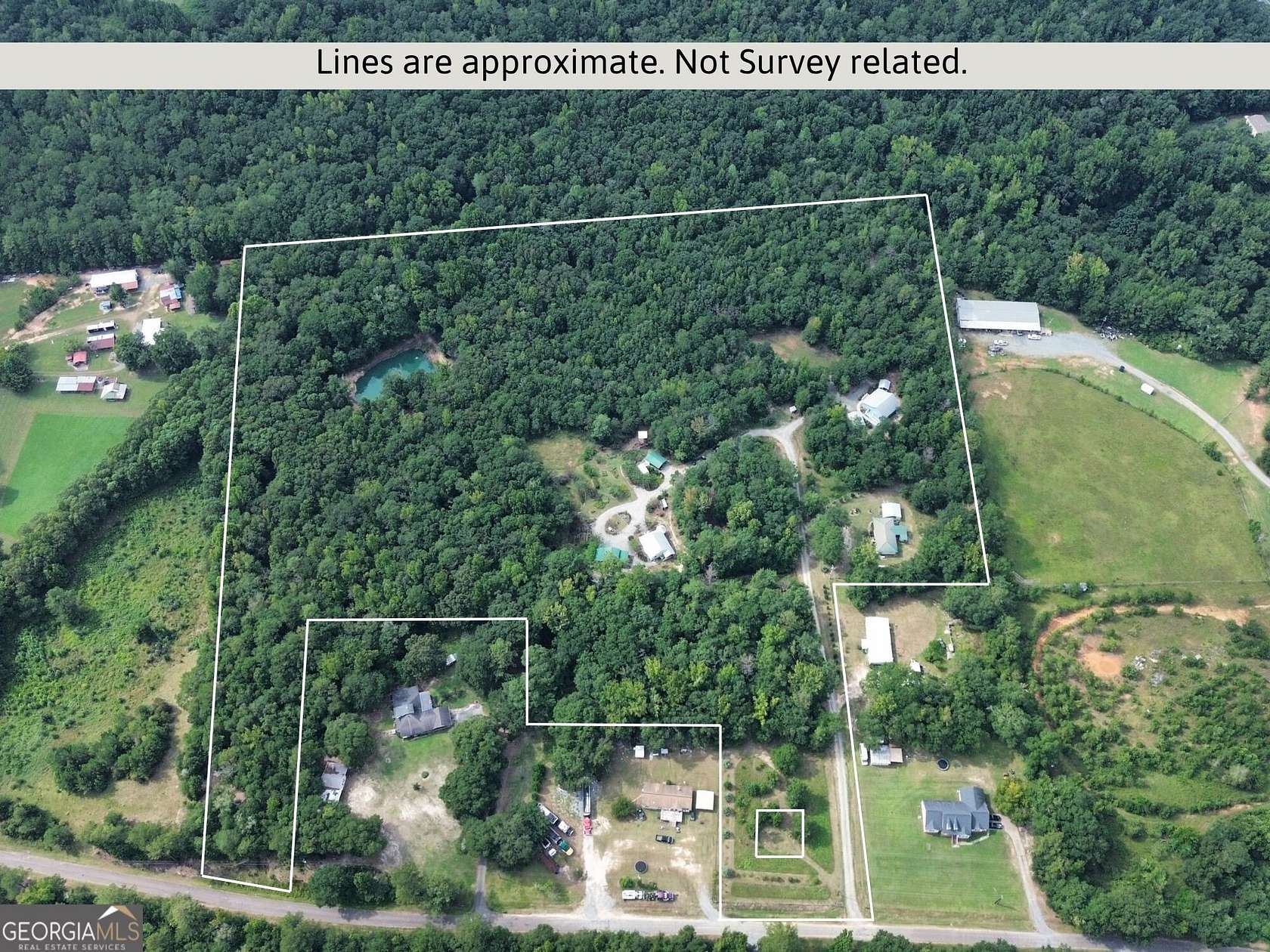 21 Acres of Land with Home for Sale in Irwinton, Georgia