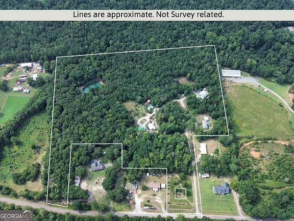 21 Acres of Land with Home for Sale in Irwinton, Georgia