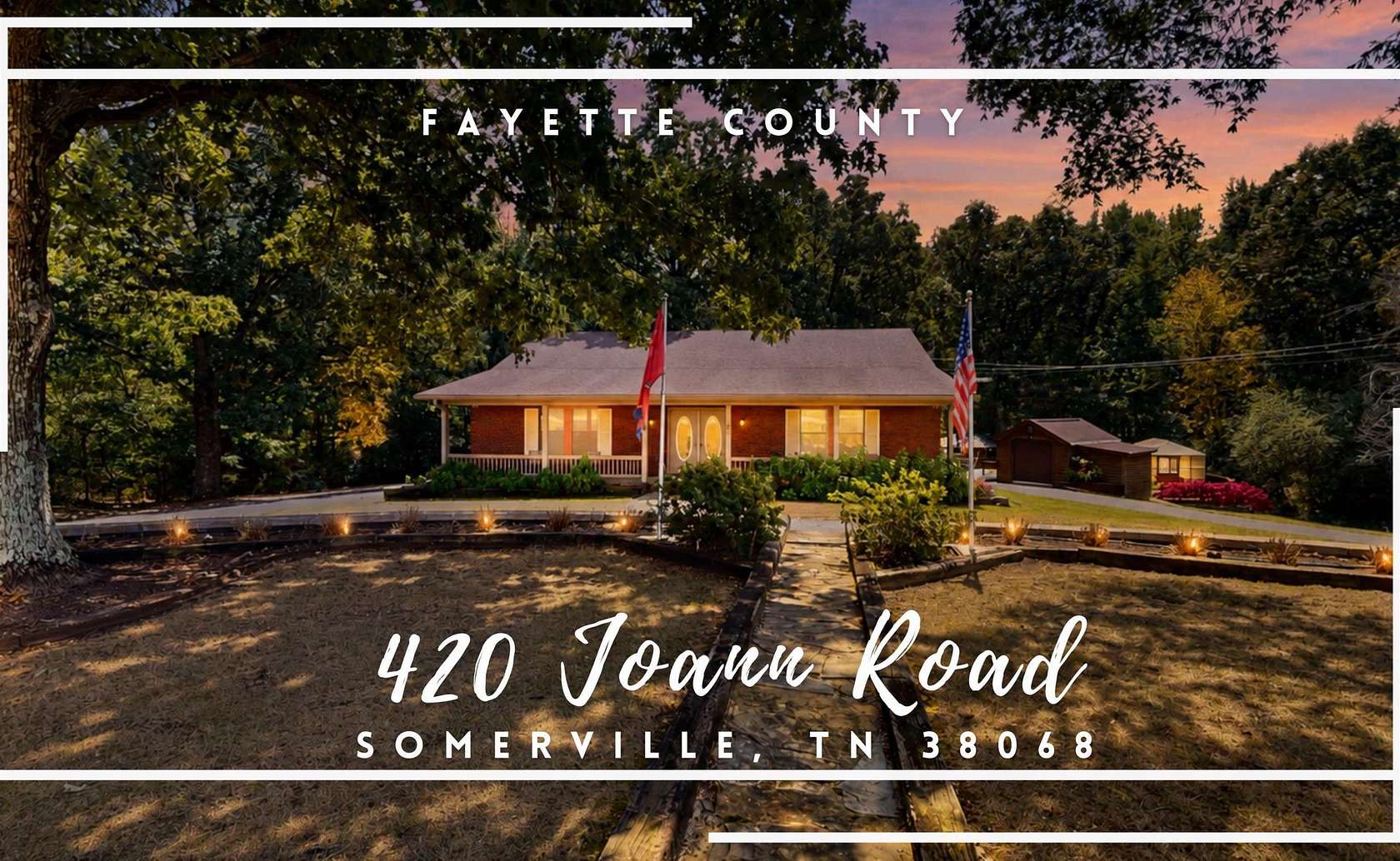 5.28 Acres of Land with Home for Sale in Somerville, Tennessee